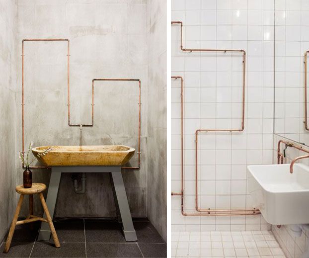 Six Ways to Turn Exposed Pipes into a Positive WorthvieW