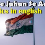 Sare Jahan Se Achcha – Lyrics – With English Translation
