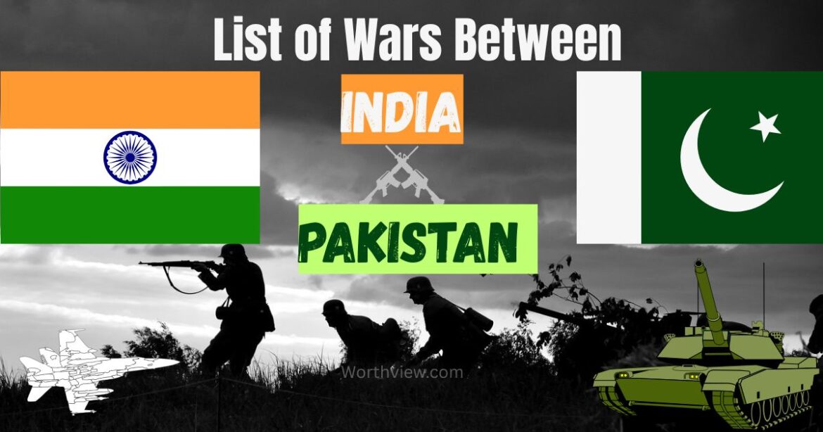 List of Wars Between 🇮🇳 India and 🇵🇰 Pakisthan