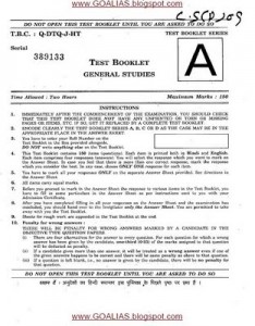 2009 general studies