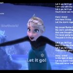 FROZEN – Let It Go song video with lyrics