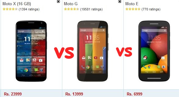 Moto G vs Moto E vs Moto X: Choose the best phone in your budget
