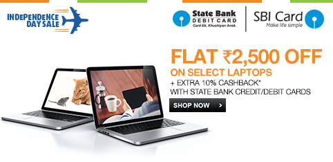Flipkart’s Independence day Sale & SBI Debit/Credit Cards Cashback – Offer Details Inside