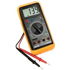What multimeter setting do I use to test a car battery?
