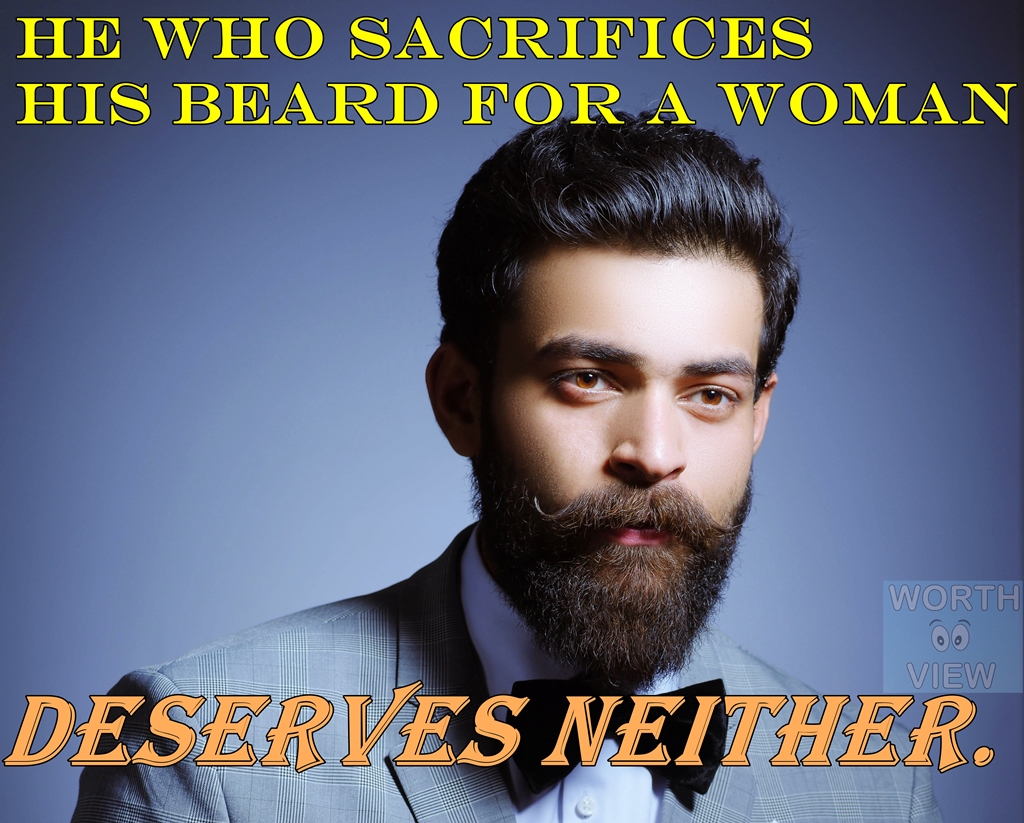 倫 25 Powerful Beard Quotes and Funny Status Pictures - WorthvieW
