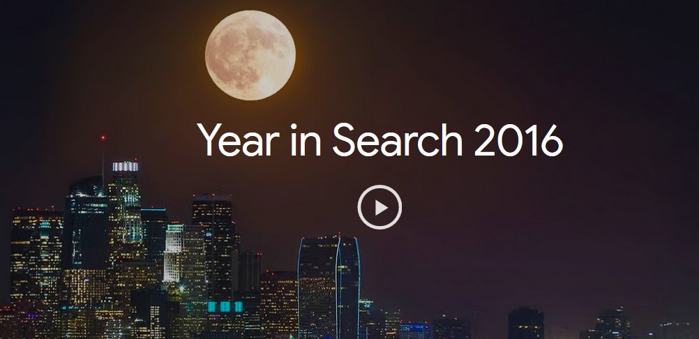 Top 10 Searches for 2016 –  See What Was Trending in 2016