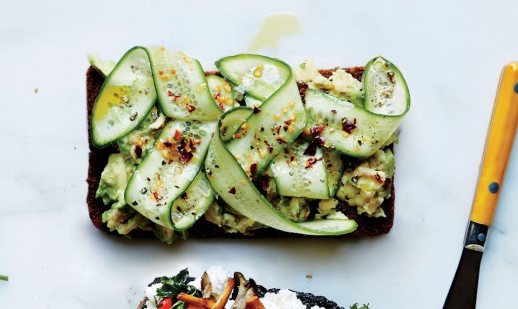 A rich and creamy Avocado toast