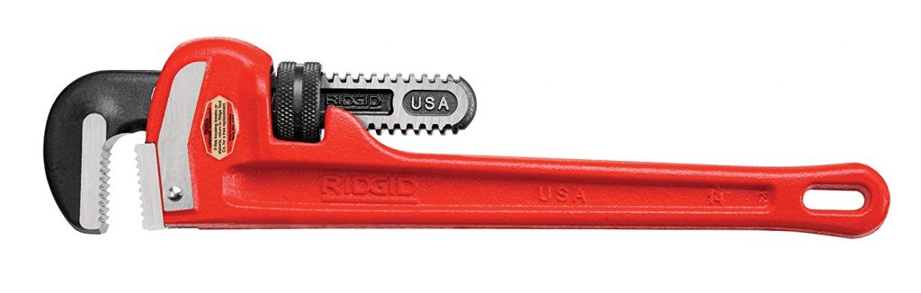 Adjustable pipe wrench