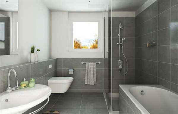 Top 60 Best Grey Bathroom Tile Ideas Neutral Interior Designs