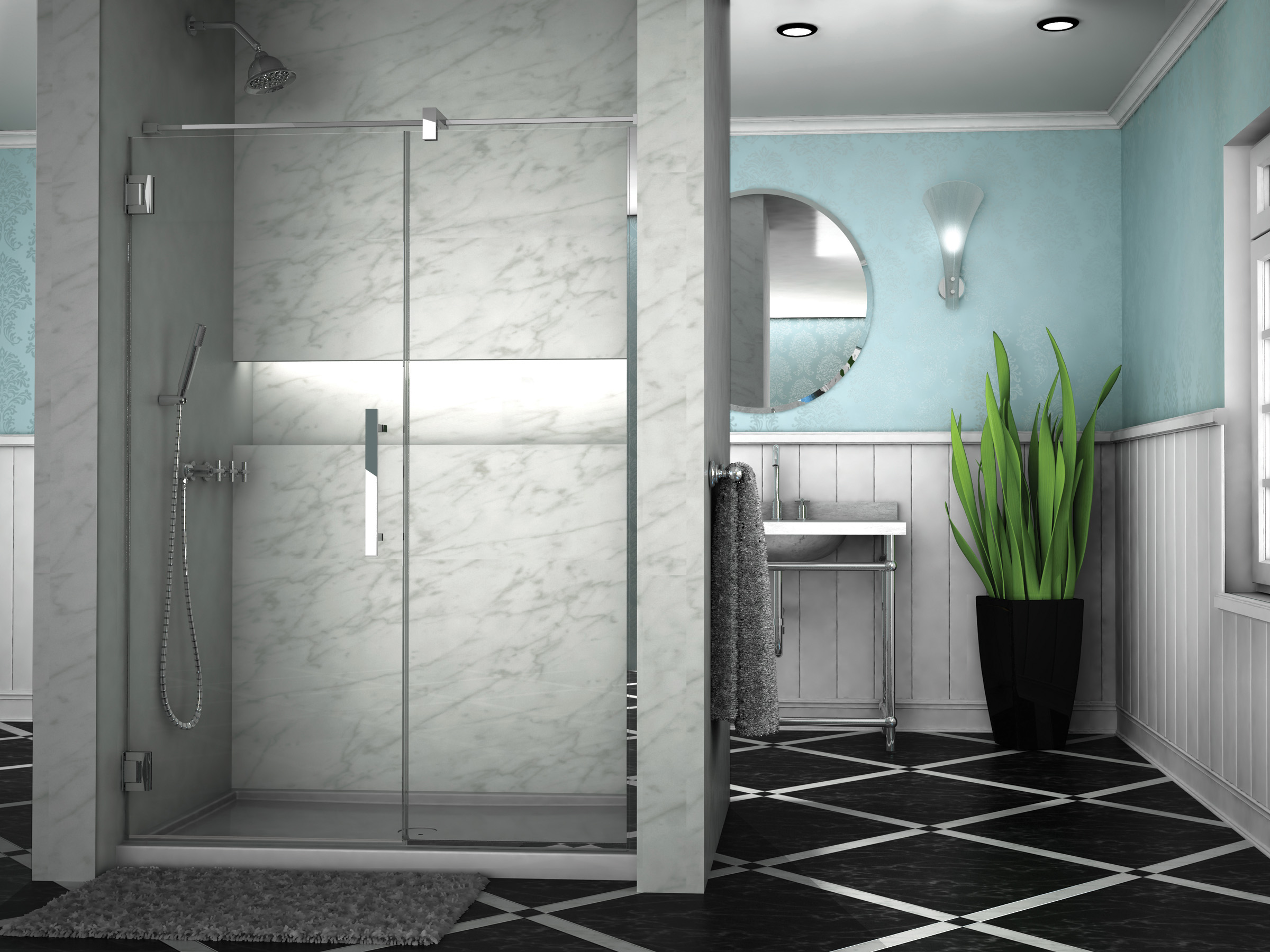 4 Most Popular Types Of Glass Shower Doors Worthview