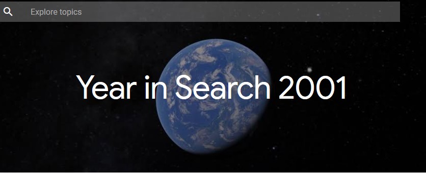 See What Was Most Searched in 2001 – Top Searches of 2001