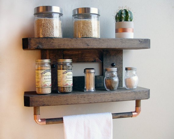 Wooden Spice Rack