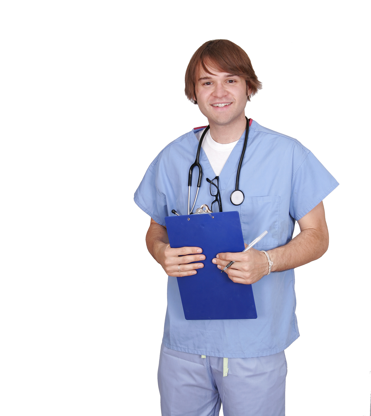 Young Male Doctor Or Nurse