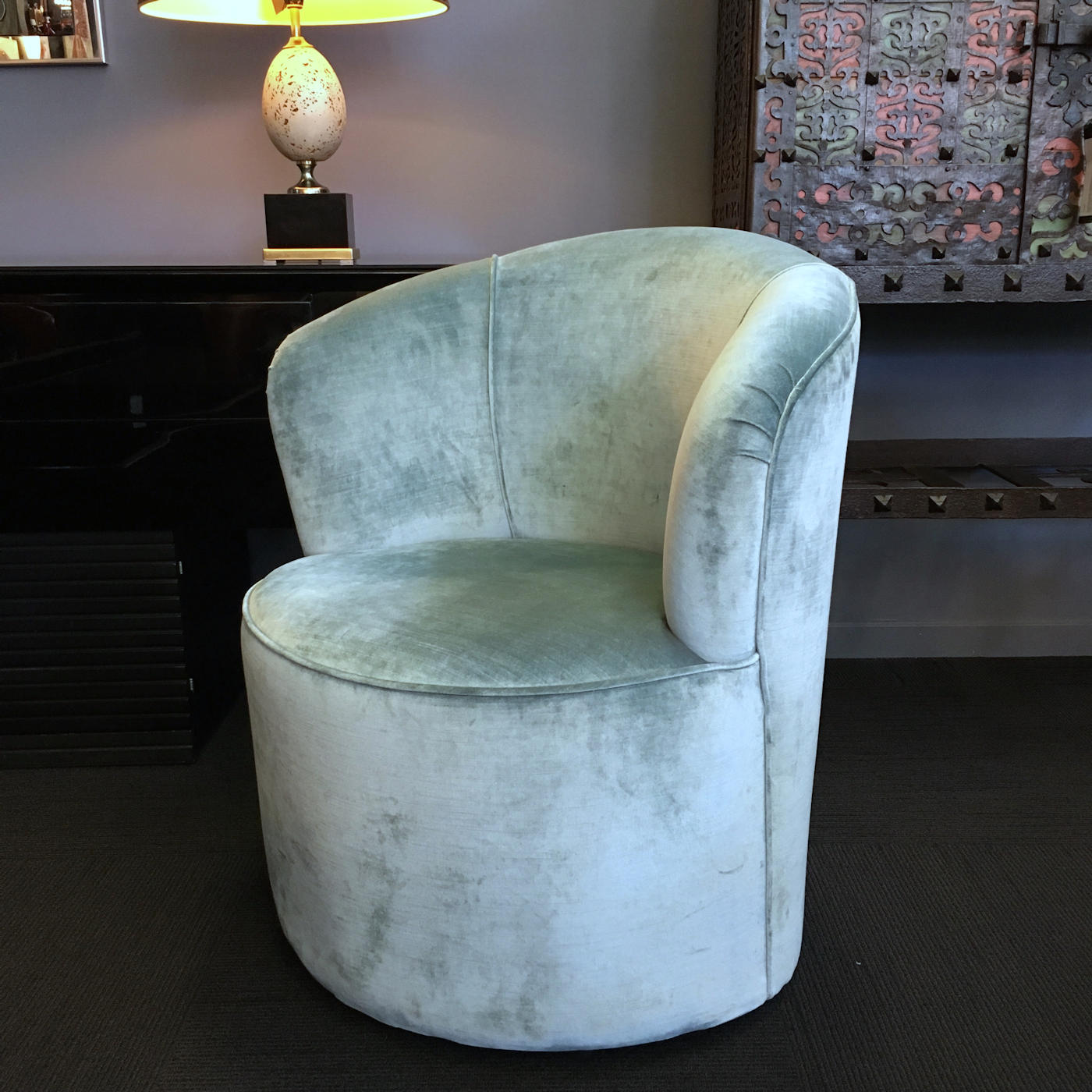 bedroom-chair-corner-velvet-upholstered