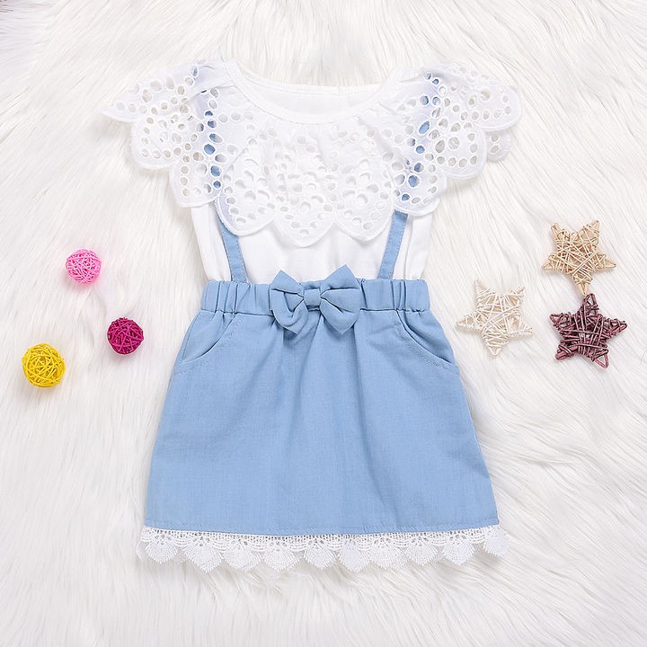 Funky White Mid Length Dress