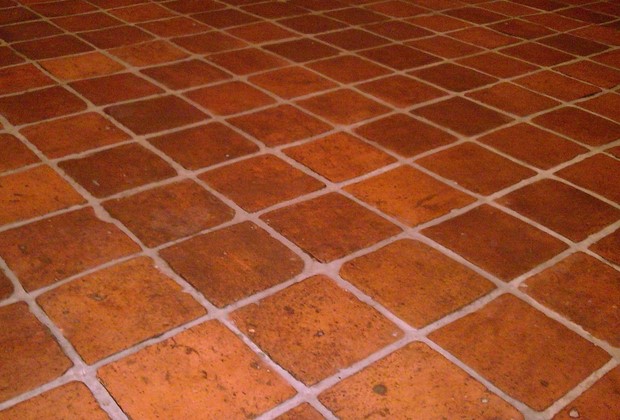 Reclaimed terracotta tiles