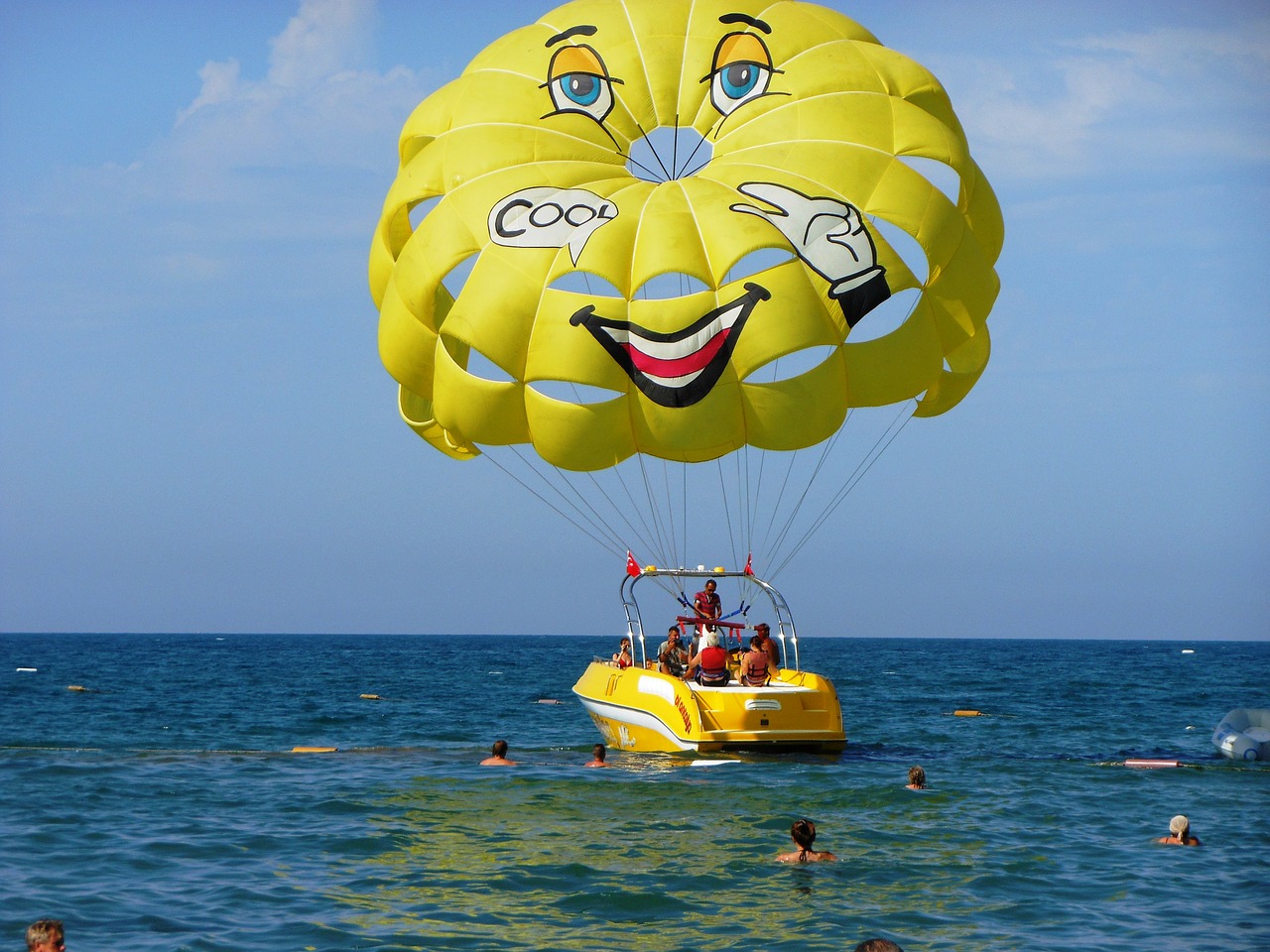 how to parasail from a boat