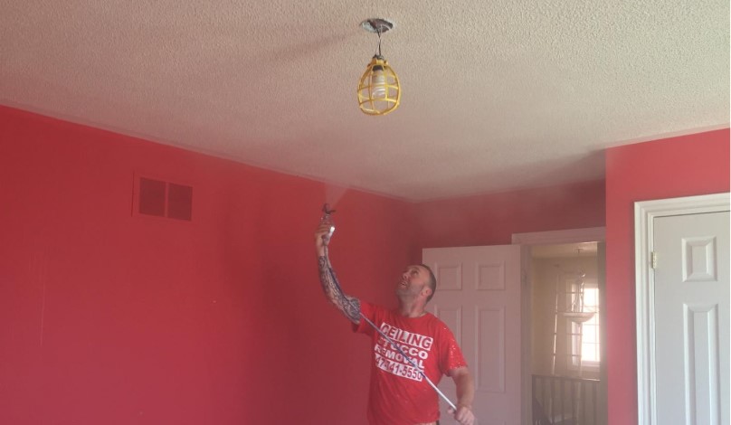 What is The Easiest Way To Remove Popcorn Ceilings?