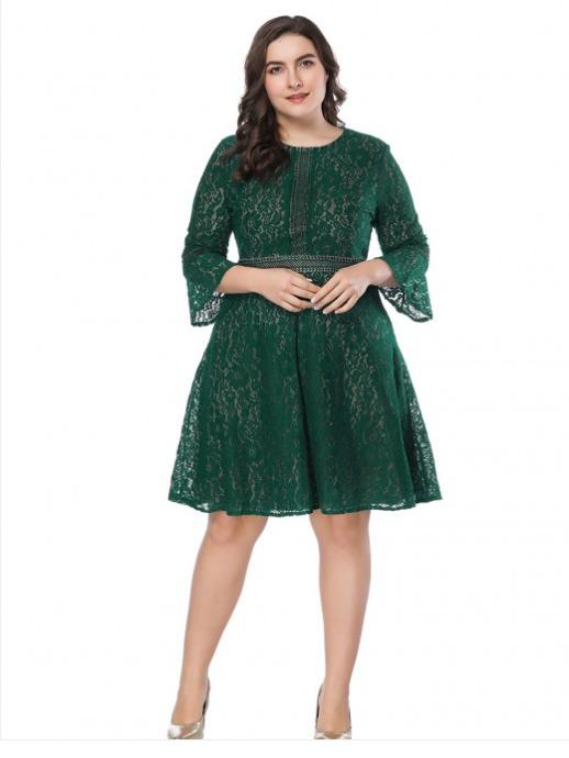green-lace-dress