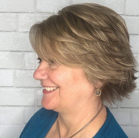 70’s Feathered haircut