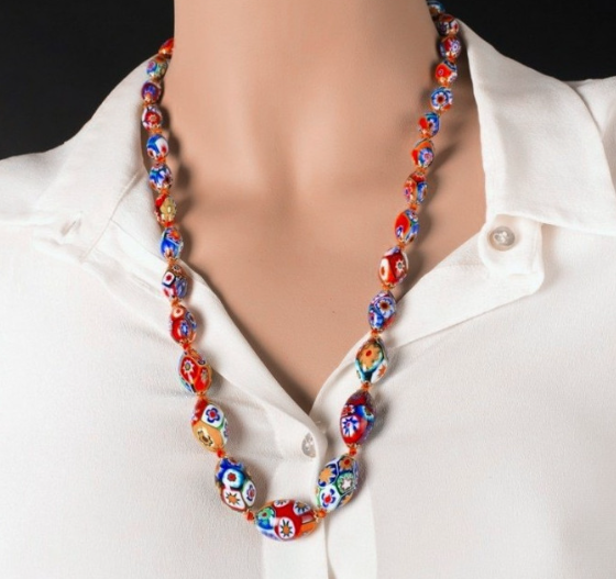 Prefer a Traditional Classic Style With Modern Bead Glass Necklaces