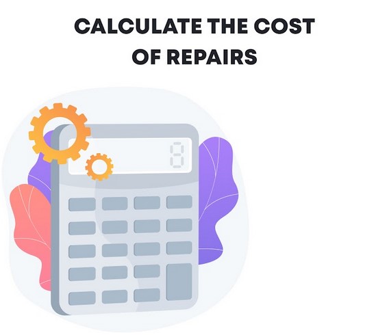 calculate cost of repair