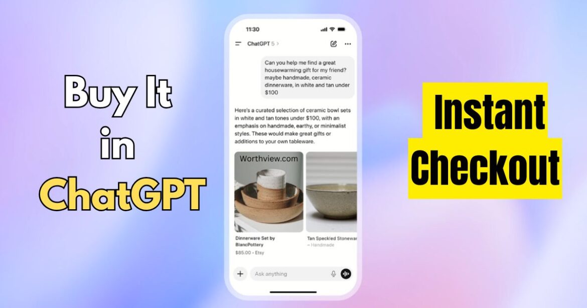 Buy It in ChatGPT: OpenAI Turns Conversations into Instant Shopping with Agentic Commerce Protocol