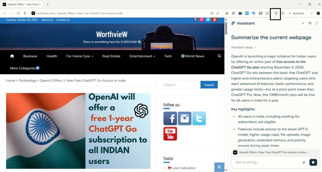 Comet browser real examples