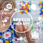 Concept of speech therapy.