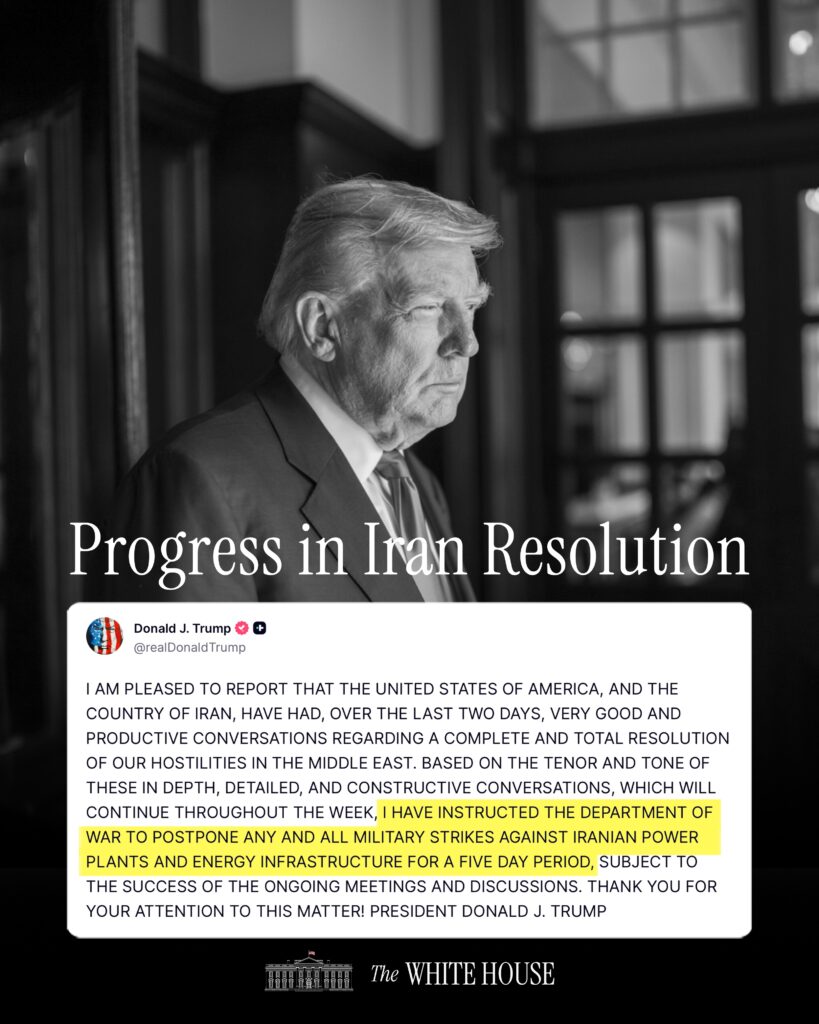 Donald Trump on Iran war ceasefire