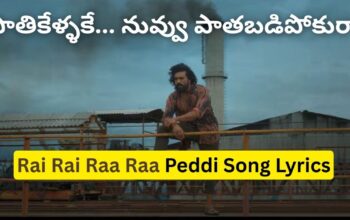 Rai Rai raa raa peddi song lyrics