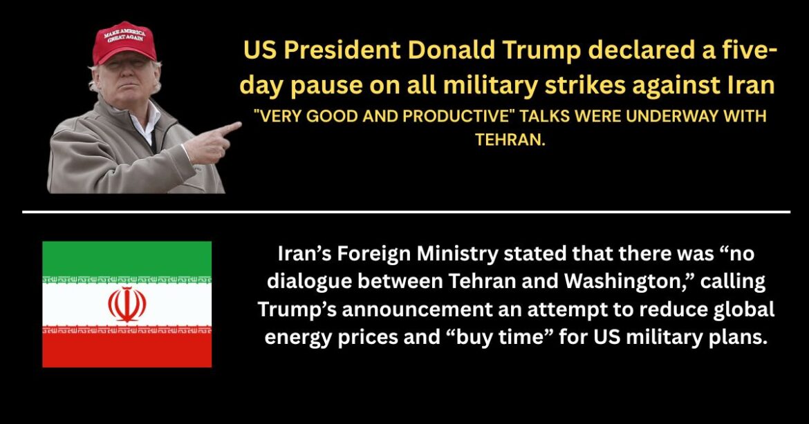 Trump’s 5-Day War Pause vs Iran’s Flat Denial: What’s Really Happening?