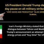 Trump on Iran ceasefire