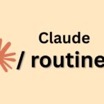 Claude Code routines