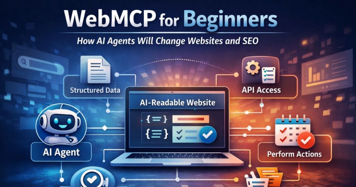 WebMCP for Beginners: How AI Agents Will Change Websites and SEO