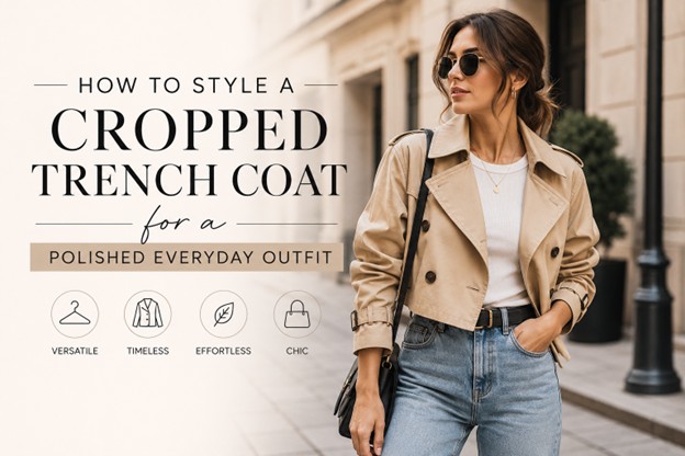How to Style a Cropped Trench Coat for a Polished Everyday Outfit