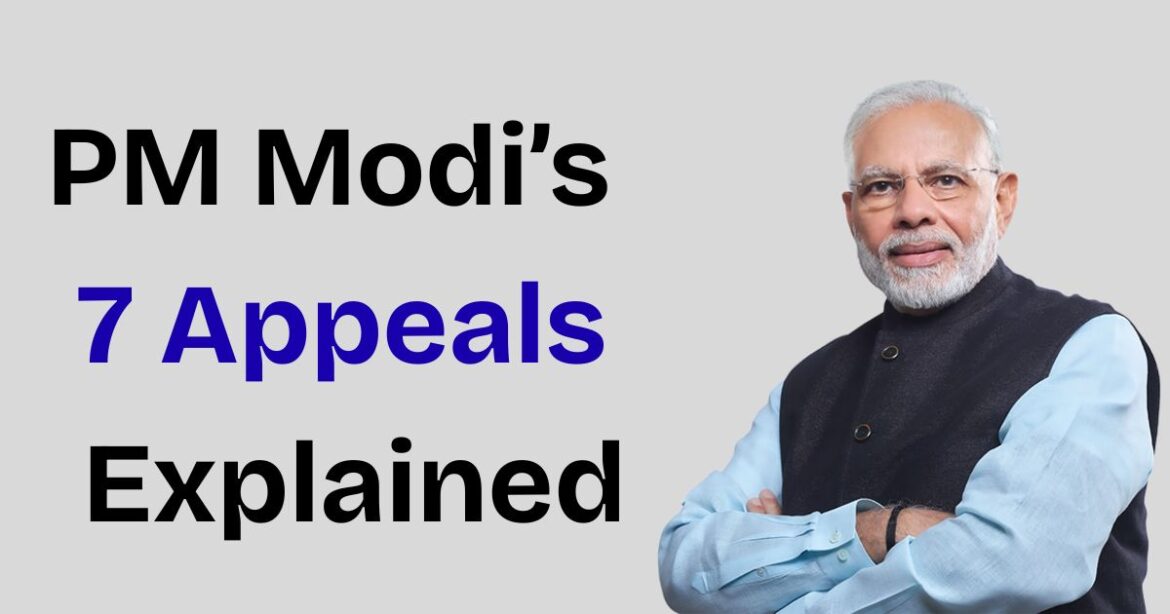 PM Modi’s 7 Appeals Explained: What They Mean for Every Indian