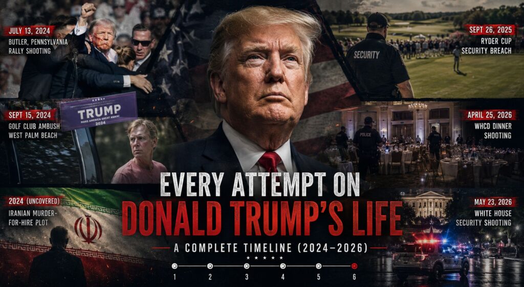 attacks o Donald Trump timeline