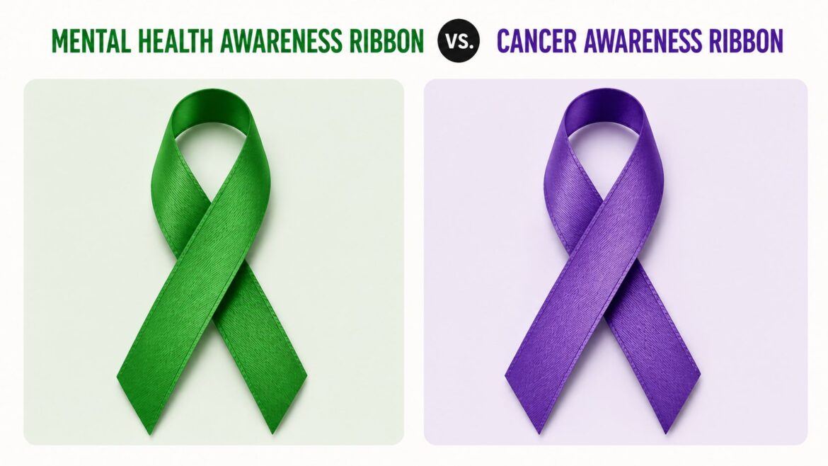 Mental Health Awareness Ribbon vs Cancer Awareness Ribbon: Which Symbol Holds More Meaning?