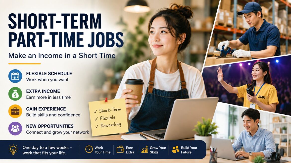 What Is a Short-Term Part-Time Job? A Popular Part-Time Job to Make an Income in a Short Time