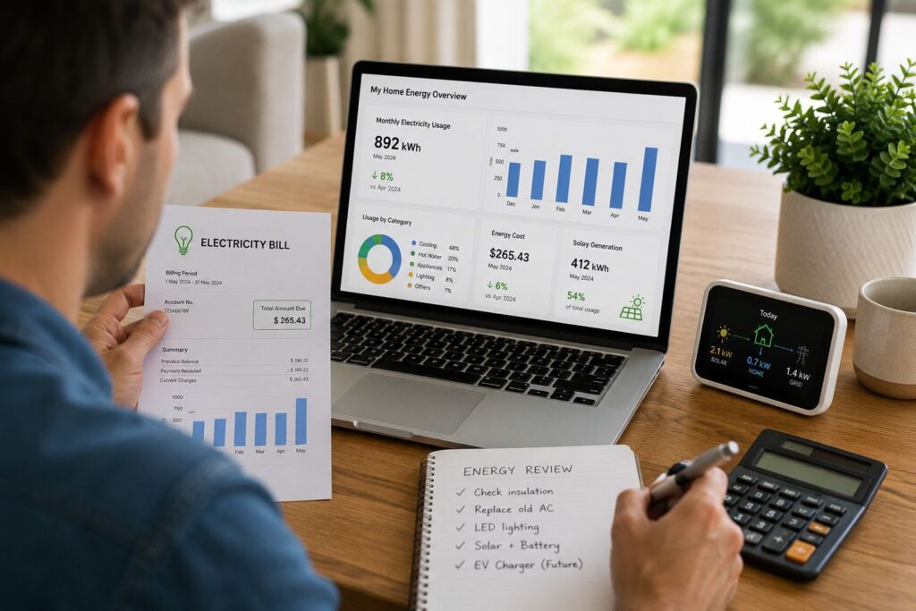 Home energy review in action