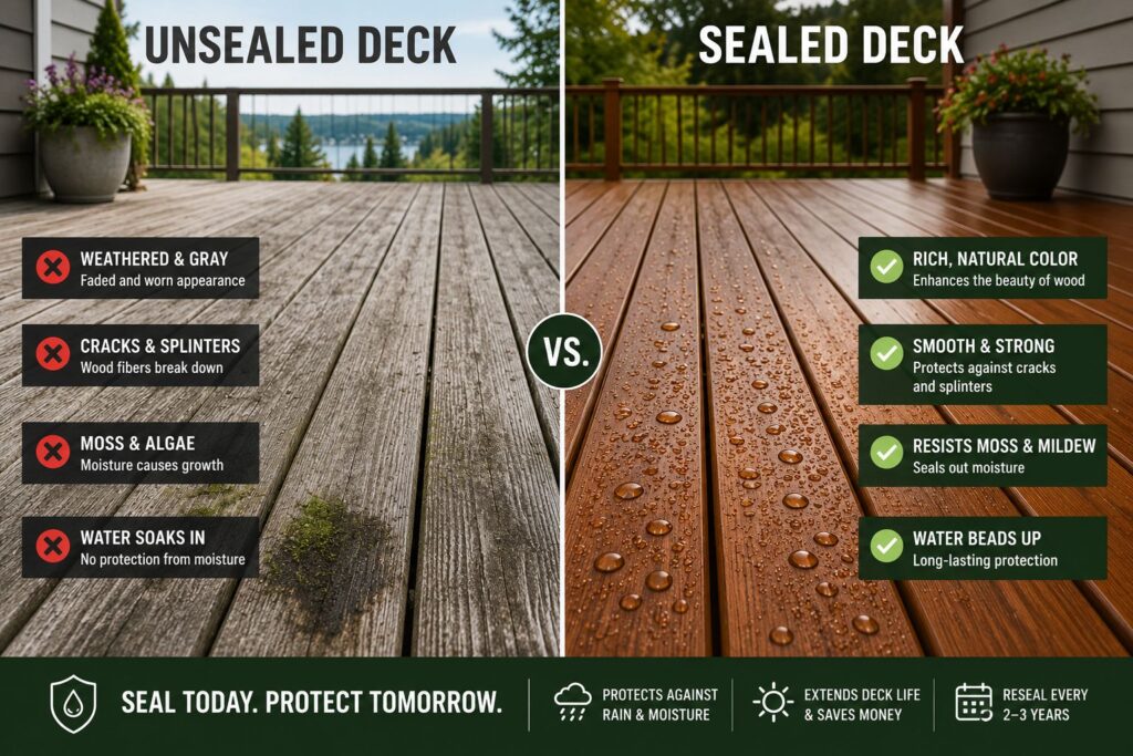Sealed vs. Unsealed Deck Comparison