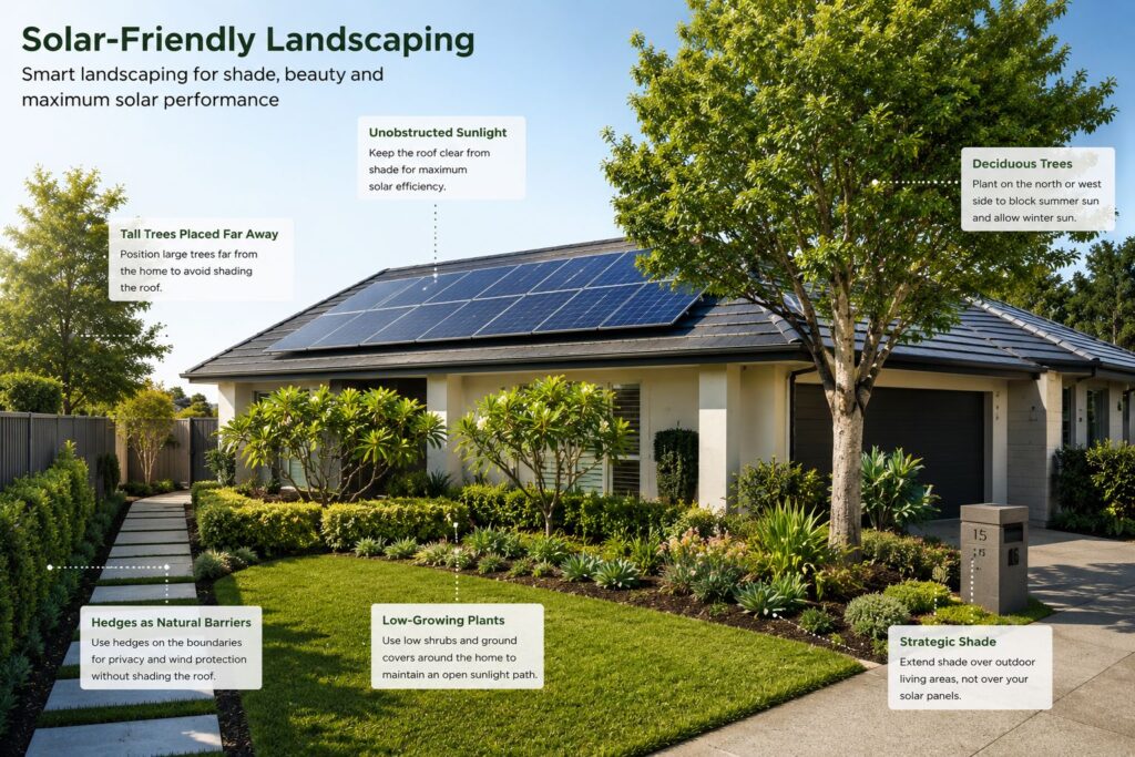 Solar-Friendly Landscaping
