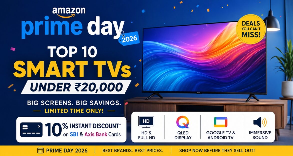 Amazon Prime Day 2026: Best Smart TV Deals Under ₹20,000 You Shouldn’t Miss