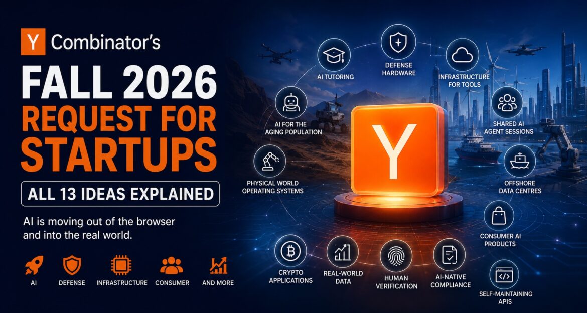 Y Combinator’s Fall 2026 Request for Startups: All 13 Ideas Explained