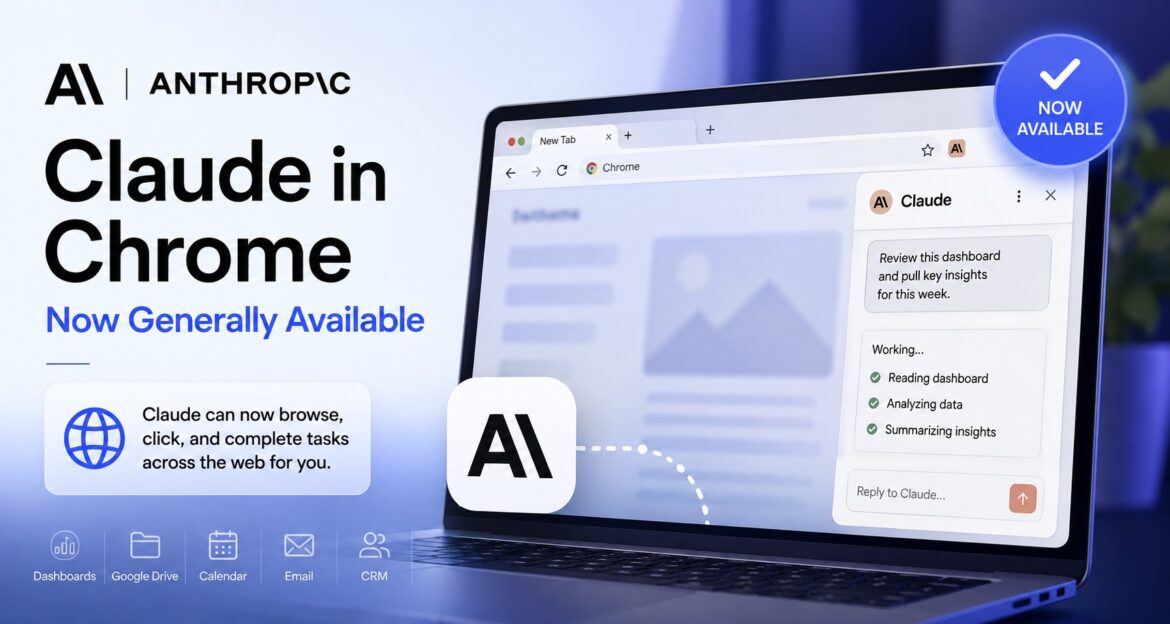 Claude in Chrome Is Now Generally Available: What It Can Do and How Safe It Is