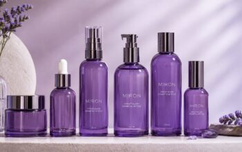 Violet bottles