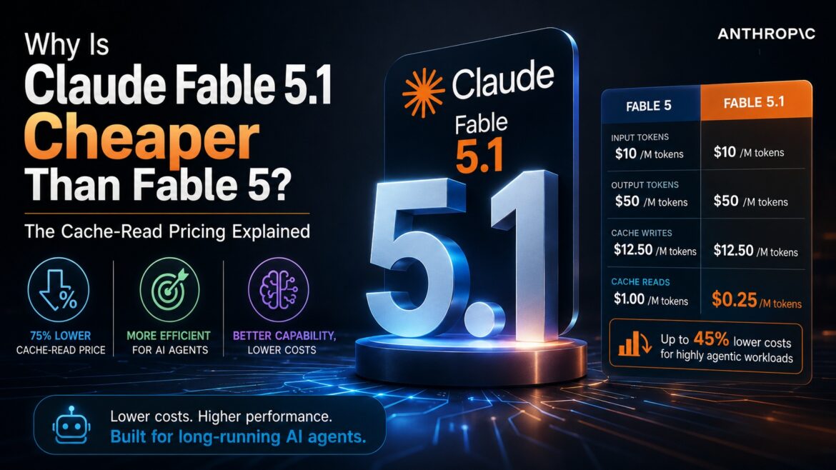 Why Is Claude Fable 5.1 Cheaper Than Fable 5? The Cache-Read Pricing Explained