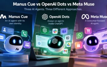 Manus Cue vs OpenAI Dots vs Meta Muse