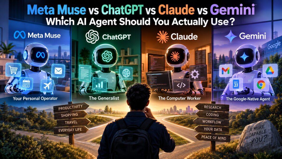 Meta Muse vs ChatGPT vs Claude vs Gemini: Which AI Agent Should You Actually Use?